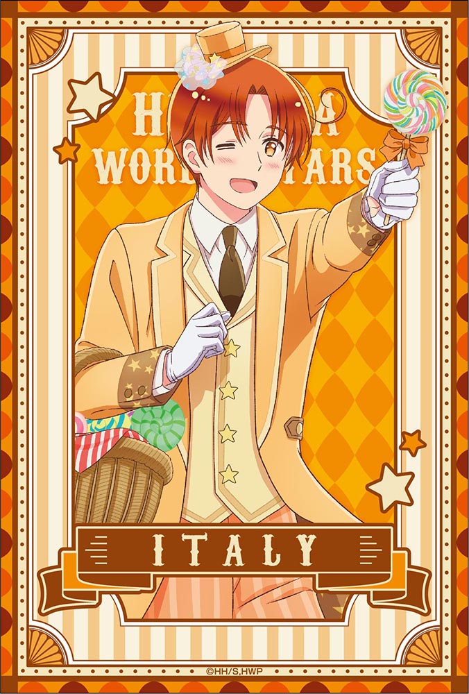 "Hetalia World Stars" Original Illustration Card Circus ver. (Italy)