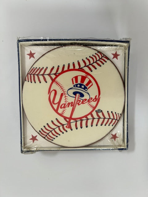 Vintage MLB Pimpernel Coasters New York Yankees Set of 6