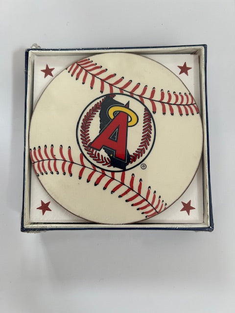 Vintage MLB Pimpernel Coasters California Angels Set of 6