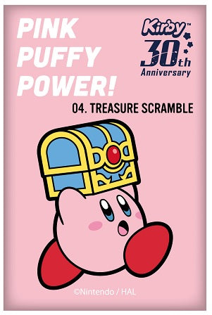 Kirby's Dream Land 30th Anniversary Square Can Badge Vol.2 (04. Treasure Scramble)