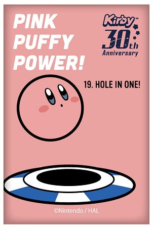 Kirby's Dream Land 30th Anniversary Square Can Badge Vol.2 (19. Hole in One!)