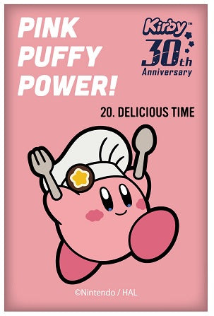 Kirby's Dream Land 30th Anniversary Square Can Badge Vol.2 (20. Delicious Time)