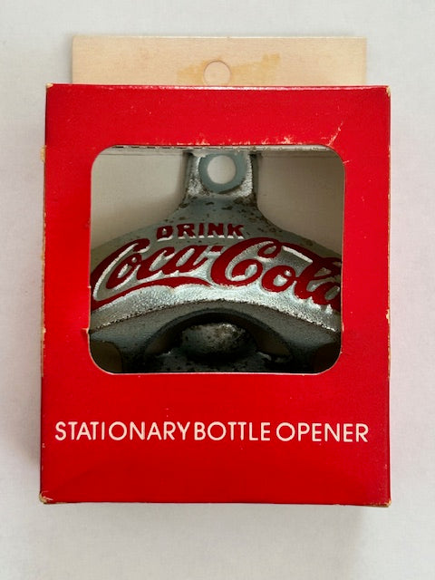 Vintage Coca-Cola Stationary Bottle Opener (1991)