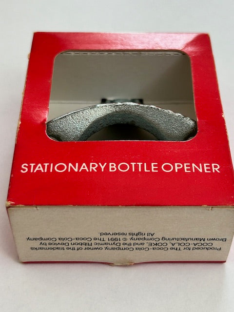 Vintage Coca-Cola Stationary Bottle Opener (1991)