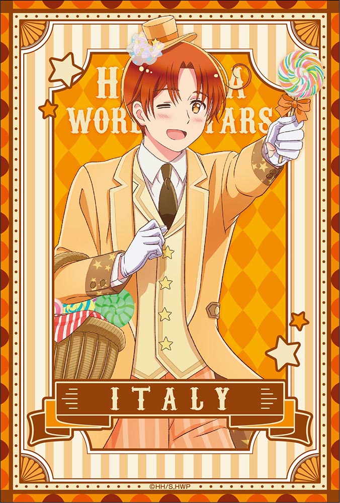 "Hetalia World Stars" Original Illustration Card Circus ver. (Italy)