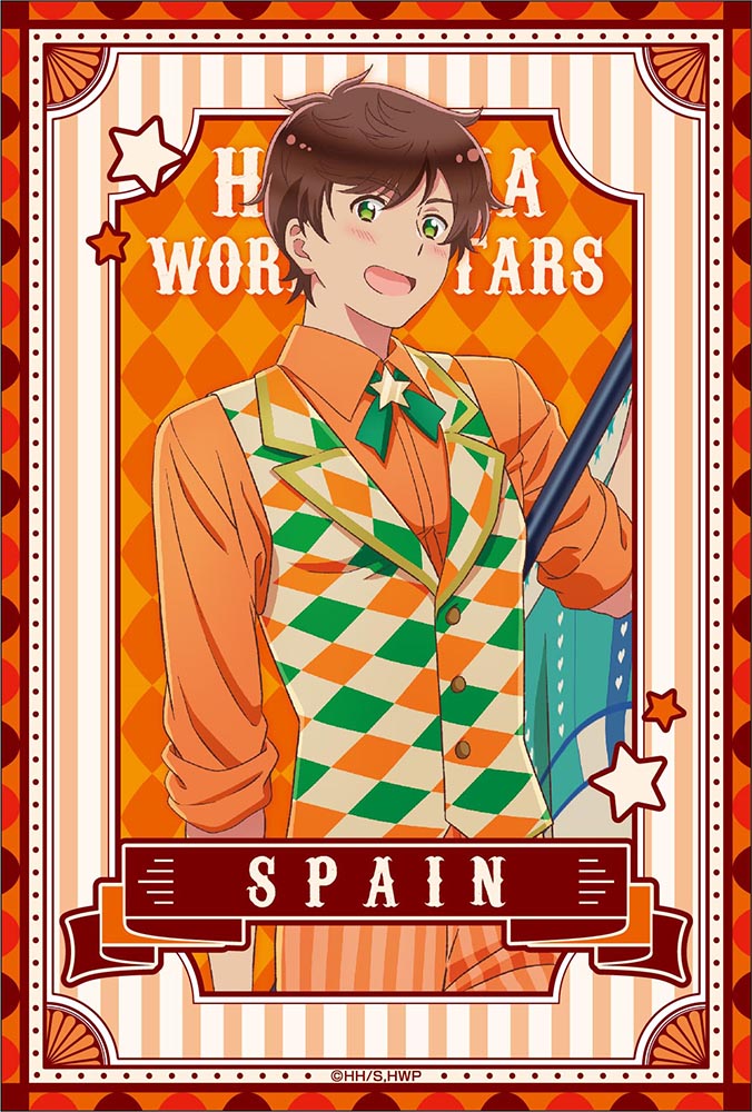 "Hetalia World Stars" Original Illustration Card Circus ver. (Spain)