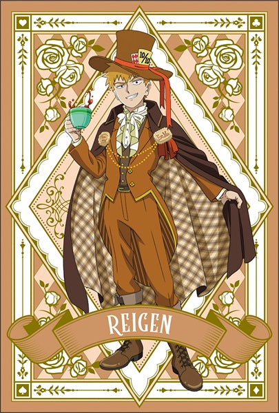 "Mob Psycho 100 III" Original Illustration Postcard Alice in Wonderland ver. (Reigen)