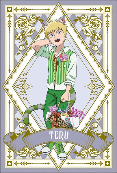 "Mob Psycho 100 III" Original Illustration Postcard Alice in Wonderland ver. (Teru)