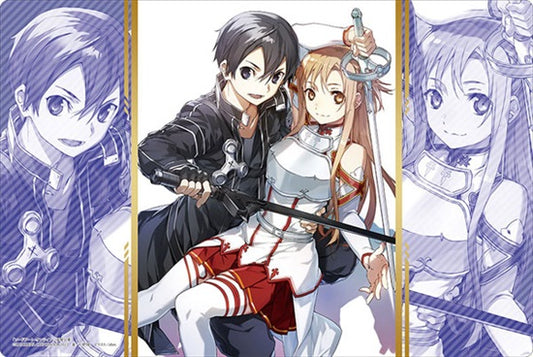 Bushiroad Rubber Mat Collection V2 Vol.1000 "Dengeki Bunko: Sword Art Online" (Kirito & Asuna)