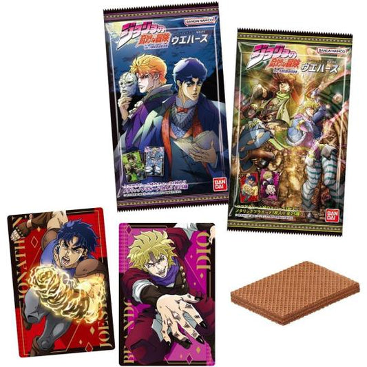 JoJo's Bizarre Adventure: Phantom Blood/Battle Tendency Wafer with Metallic Plastic Card